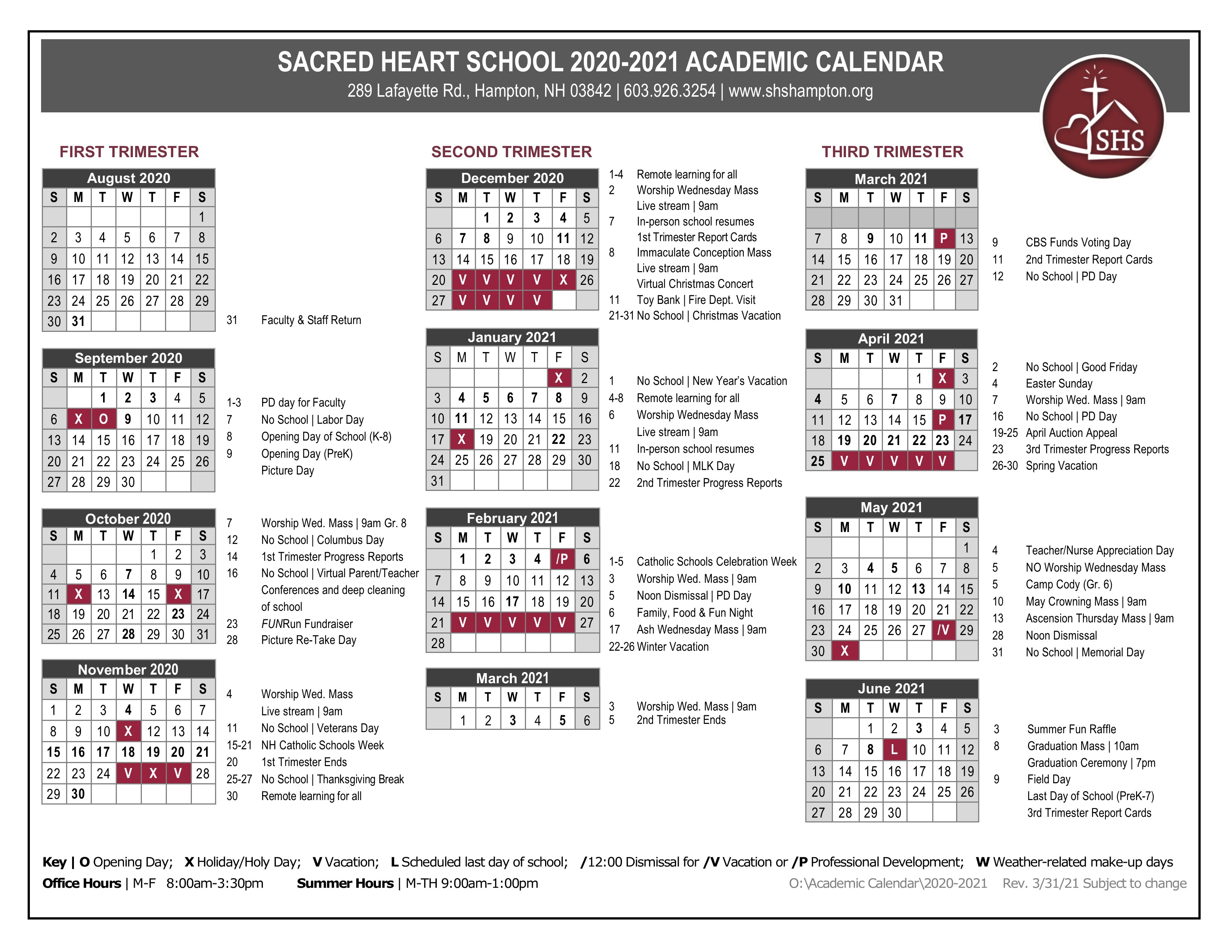 Hampton University Academic Calendar 2022